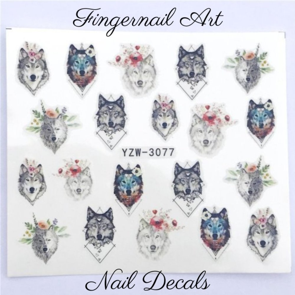 Fingernail Art Water Slide Transfer Nail Stickers - Picture 1 of 3
